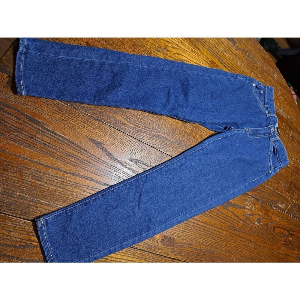 GirlsโSize 12 Silver Tab Levis Mini Mom Adjustable Waist Denim Blue Jeans